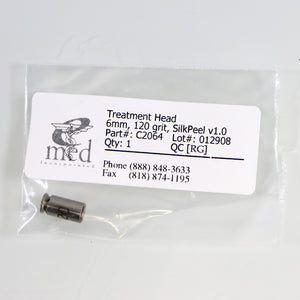 Envy Medical Silk Peel 6mm Tip 120-Grit Diamond Crystal Dermabrasion Head C2064