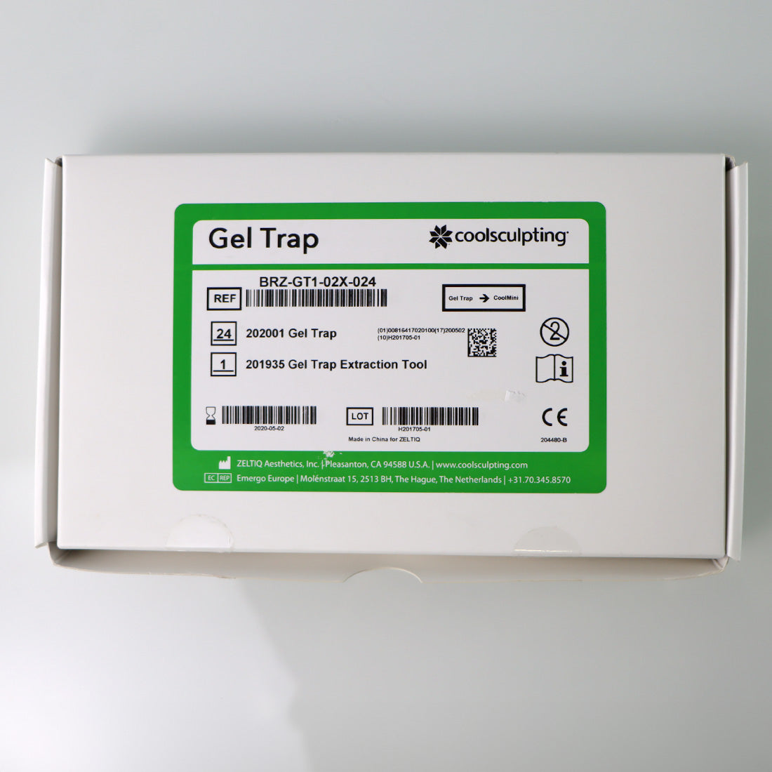 ZELTIQ BRZ-GT1-02X-024 CoolSculpting CoolMini Gel Trap w/Extraction Tool- 05-2020