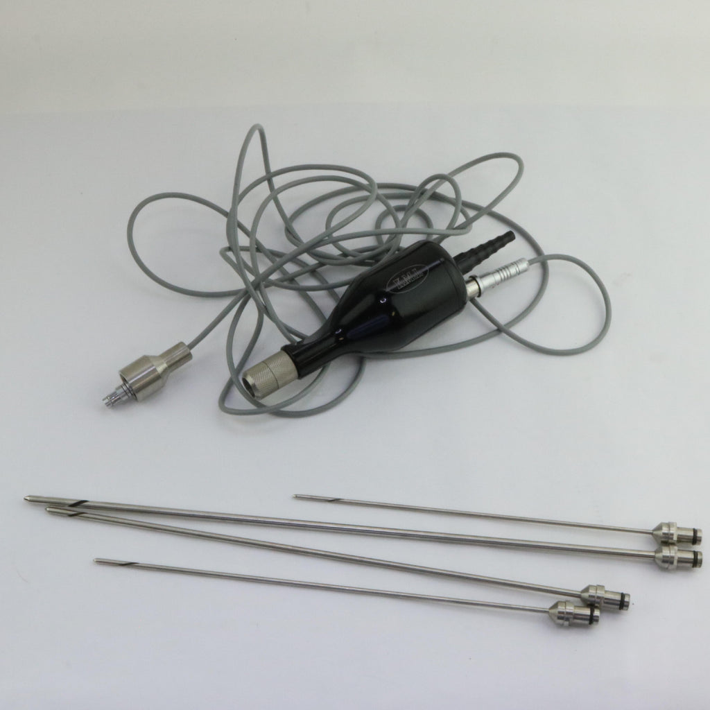 KMI Kolster Stars Oscillating Spiral Cannula Handle w/ Cannulas UNTESTED AS IS