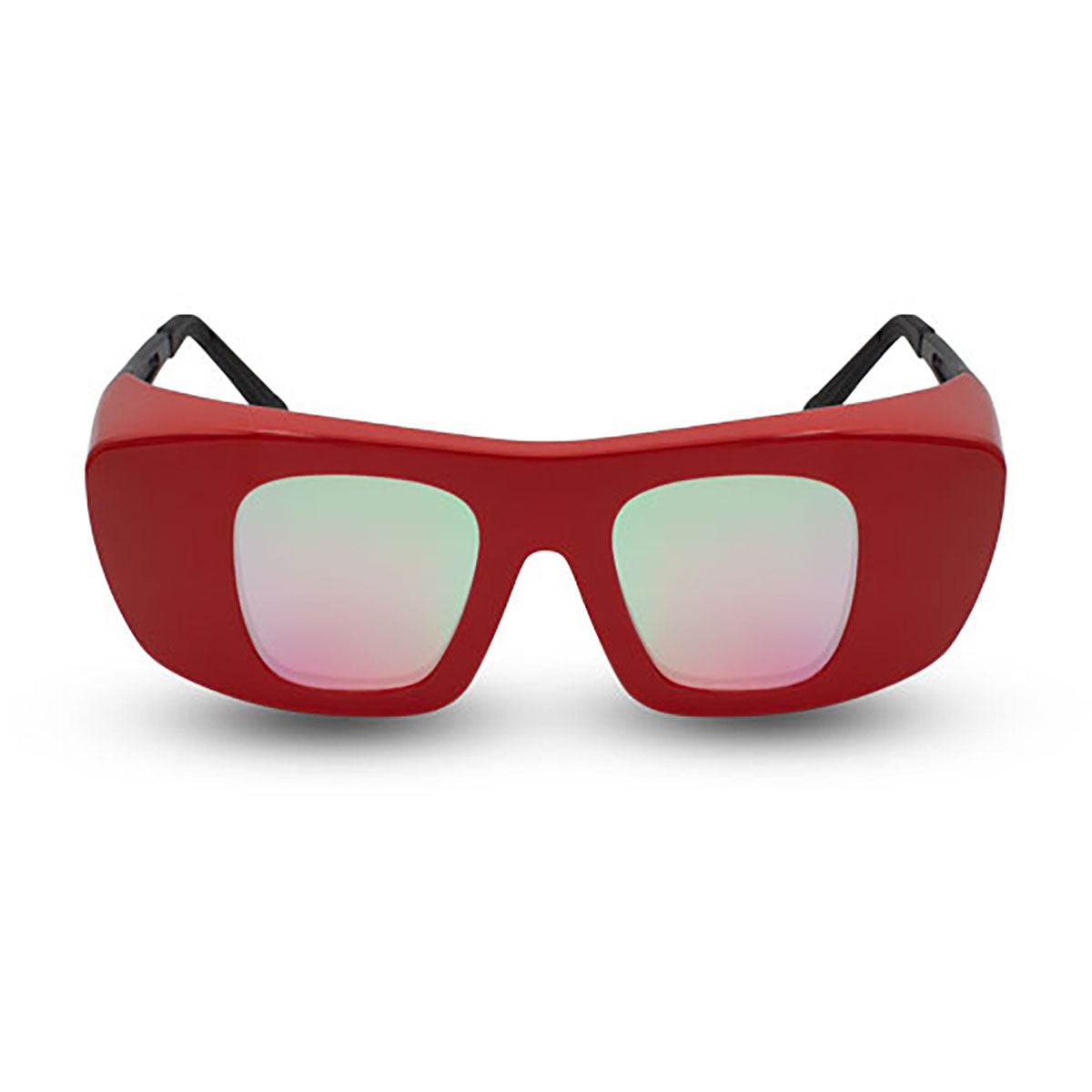 Innovative Optics PPE Laser Safety Glasses C740R.GiT1 Iridescent Pink Lens 532-10600nm ND:YAG CO2-Red