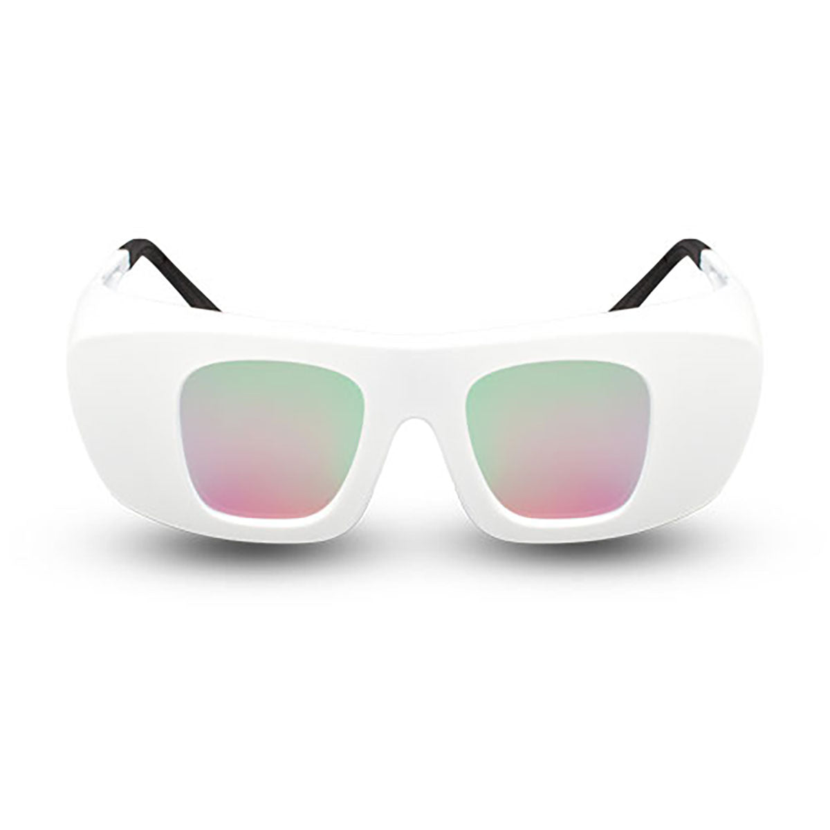 Innovative Optics PPE Laser Safety Glasses C740W.GiT1 Iridescent Pink Lens 532-10600nm ND:YAG CO2-White
