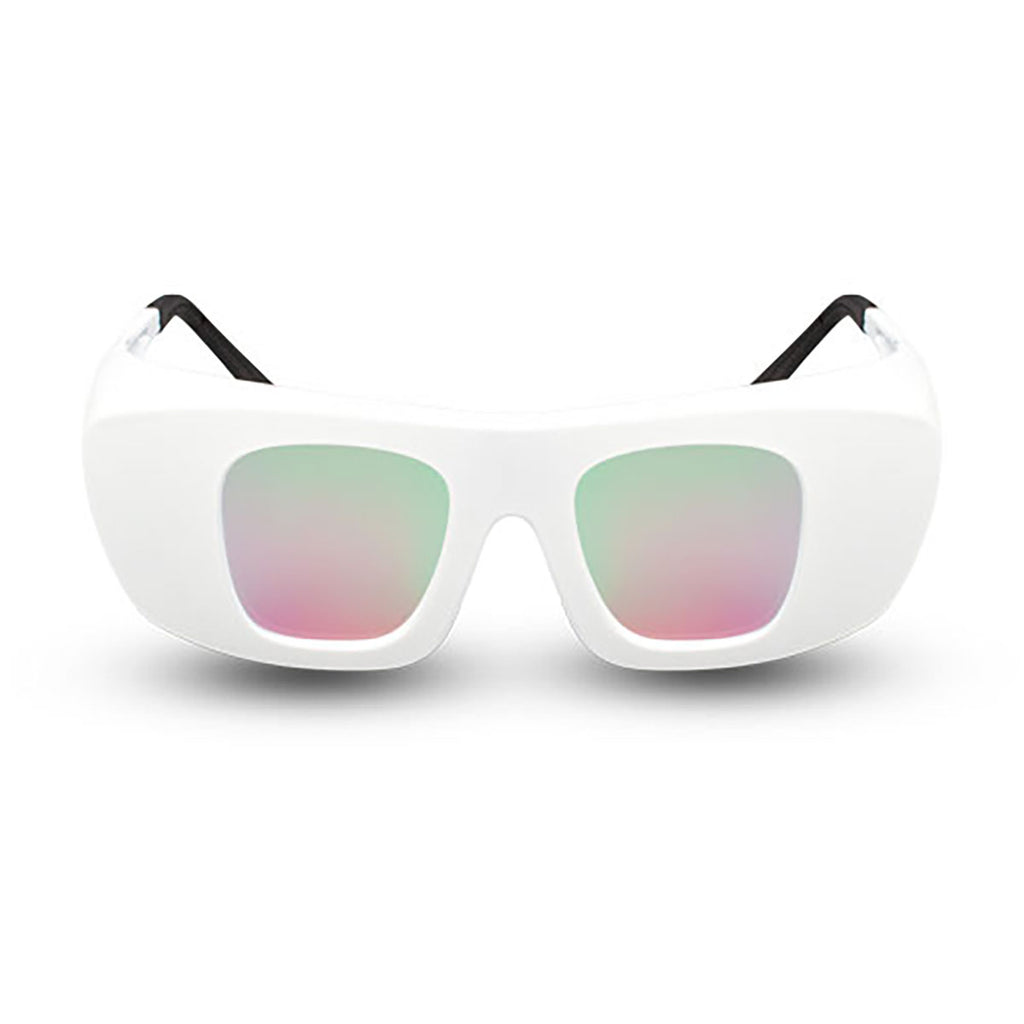 Innovative Optics PPE Laser Safety Glasses C740.GiT1 Iridescent Pink Lens Multi-Wavelength KTP, Alex, Nd:YAG, Diode, Co2