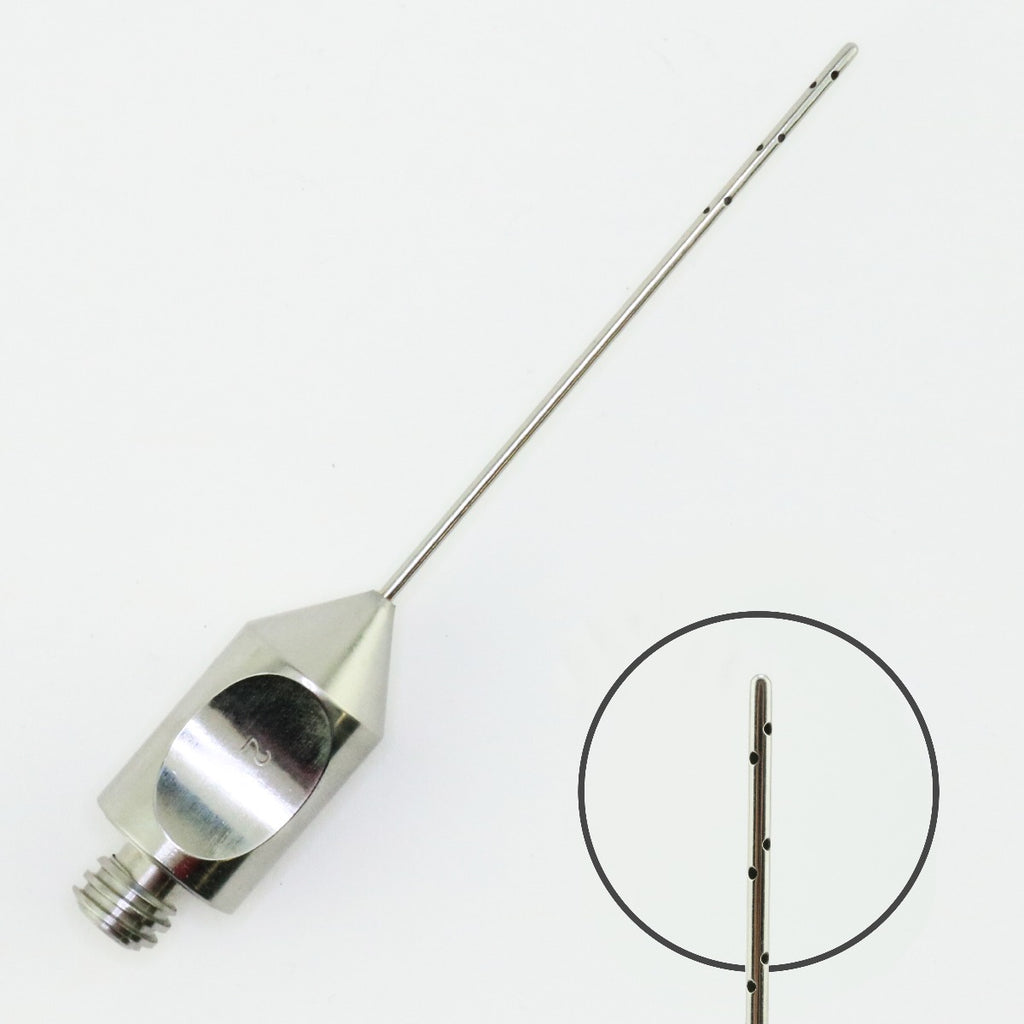 Wells Johnson Suction Aspiration Cannula|Multi-Hole 12|Blunt|2mm X 9cm