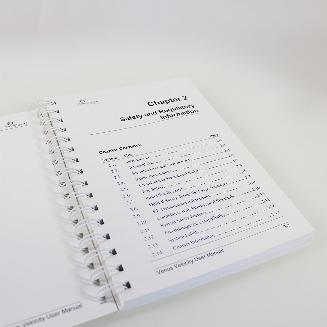VenusConcept Venus Velocity Diode Laser User Manual Operator Guide