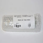 Envy Medical SILKPEEL Clear Glass Waste 400 ml Jar Dermalinfusion Silk Peel