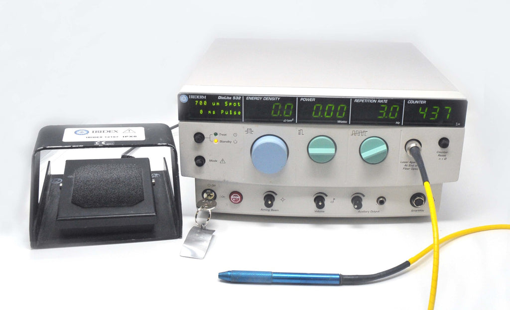 Iridex Iriderm DioLite Vascular Pigment Lesion Laser 532nm Diode W/Handpiece KTP