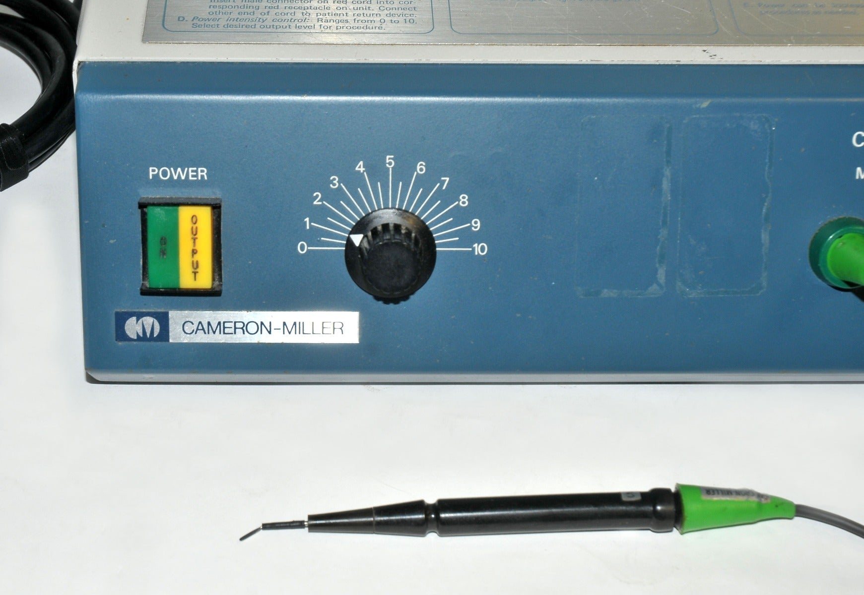Cameron Miller Coagulator Model 80-7960 Surgical Electrosurgical Generator Parts
