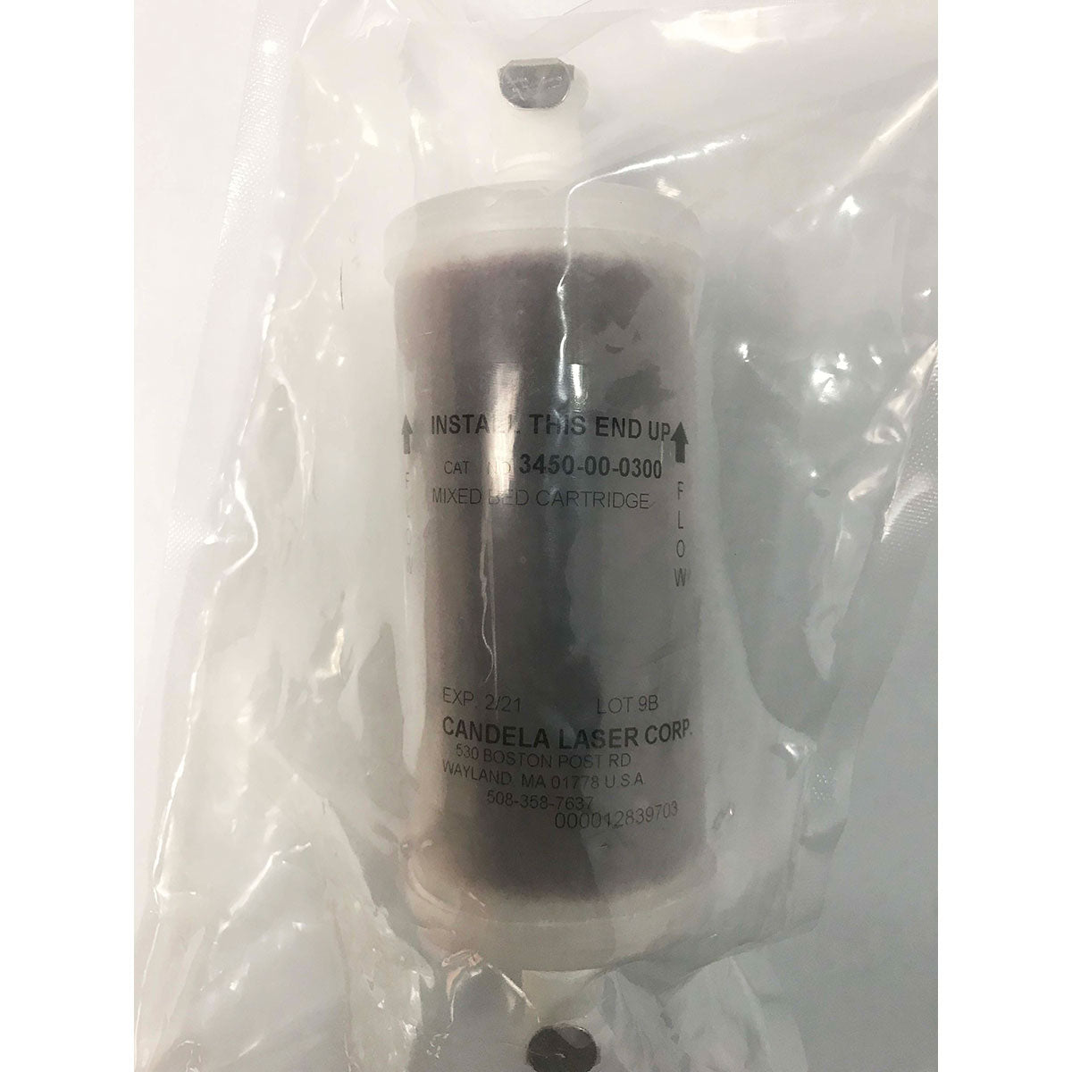 Candela Laser Gentle Series DI Mixed Bed Water Filter Cartridge 7122-00-3165 NEW