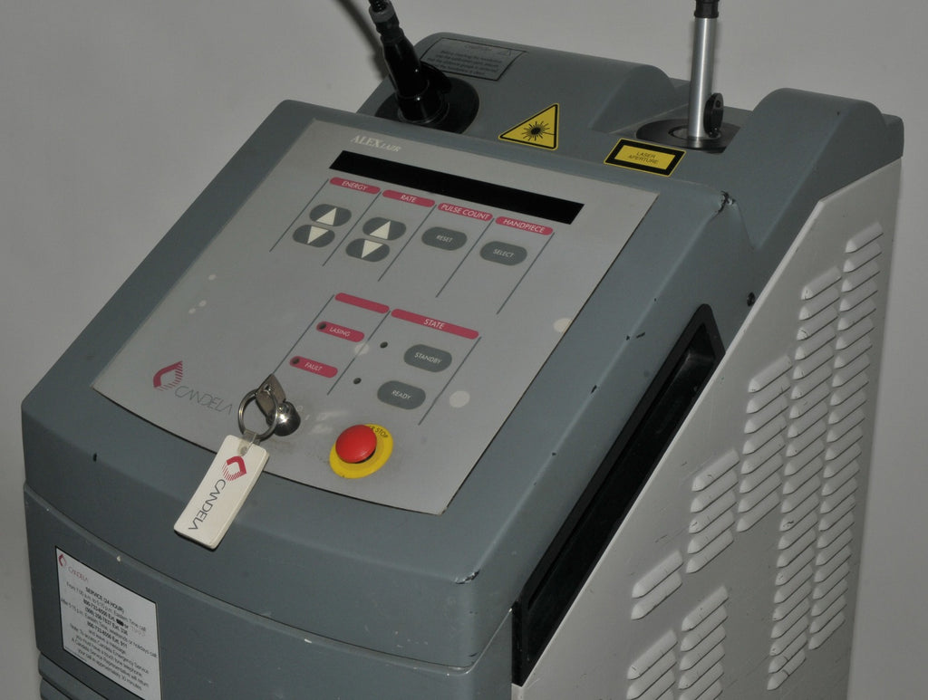 2002 Candela Alex-1 755nm Alexandrite Laser Hair Removal System + 3mm Fiber
