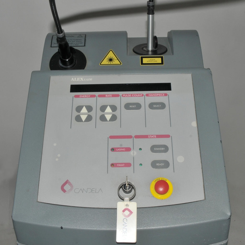 2002 Candela Alex-1 755nm Alexandrite Laser Hair Removal System + 3mm Fiber