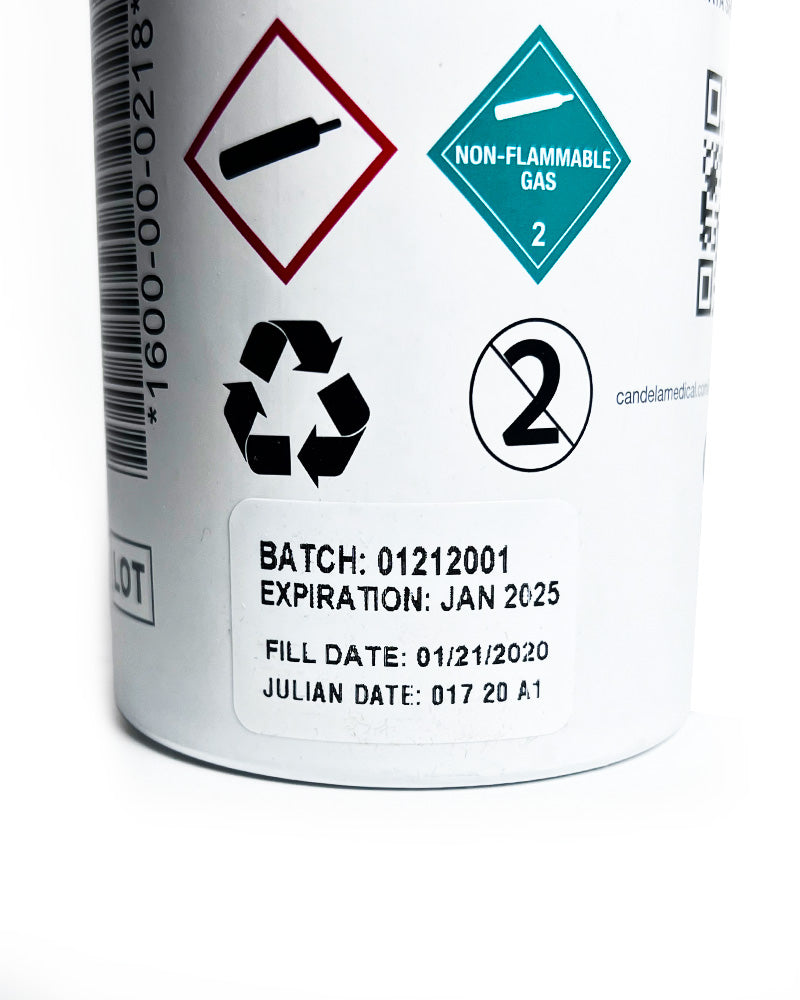 Candela GENUINE GentleCool PRO DCD Cryogen 1000g Canister EXP 01/2025