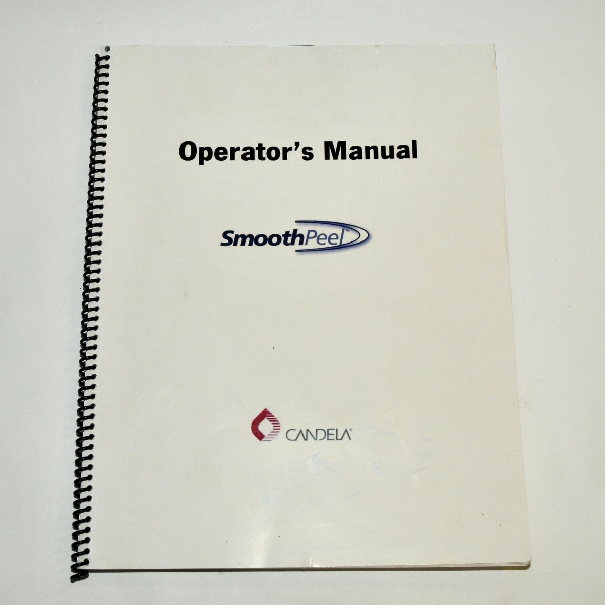 Candela SmoothPeel Operator's Manual 2008 VERSION 2.0 Setup Maintenance Specs +