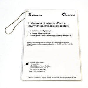 Candela Syneron Adverse Effects Injury Illness Immediate Contact Info PB82821EN