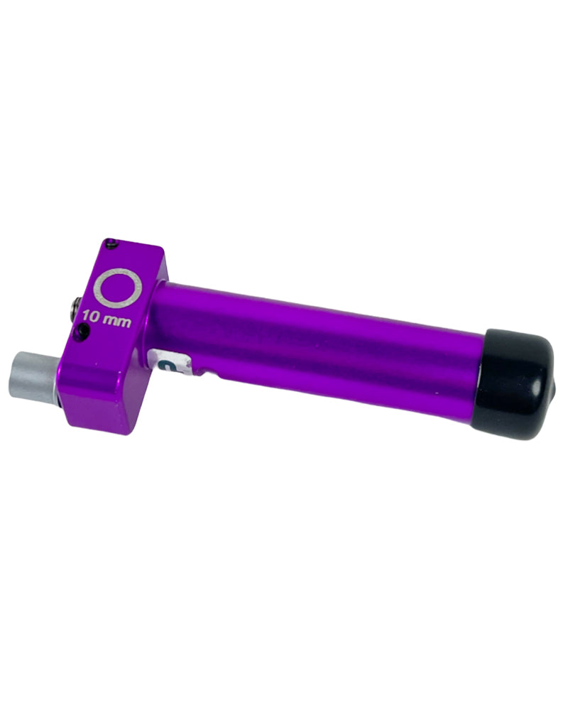 Candela VBeam 1 Classic Pulsed Dye Laser Purple Violet 10mm Optic Lens Slider