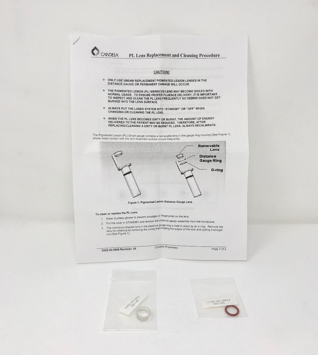 Candela VBeam Lens Replacement Distance Gauge O-Ring 8050-00-3093 3160-02-0013
