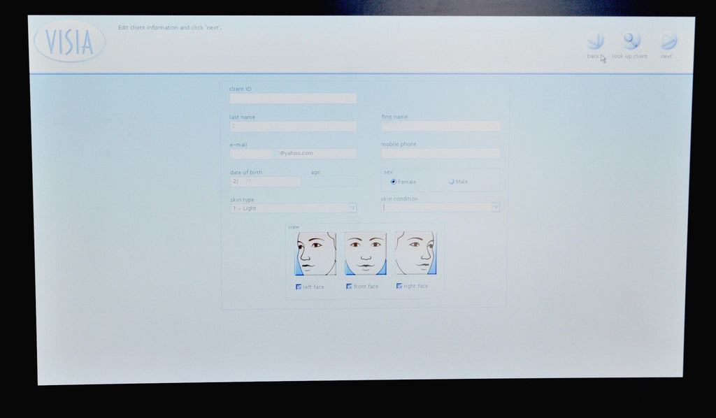 Canfield Scientific Visia Imaging Patient Photos Image Skin Care Analysis System