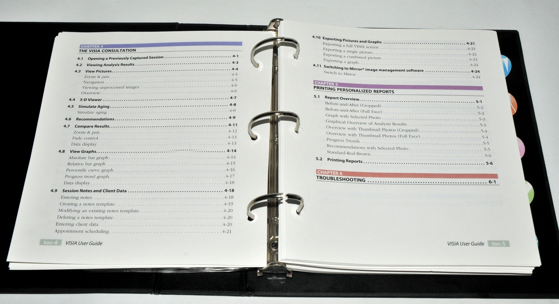 Canfield VISIA MIRROR User Guide Manual w/USB Key Advanced IMAGE Software System