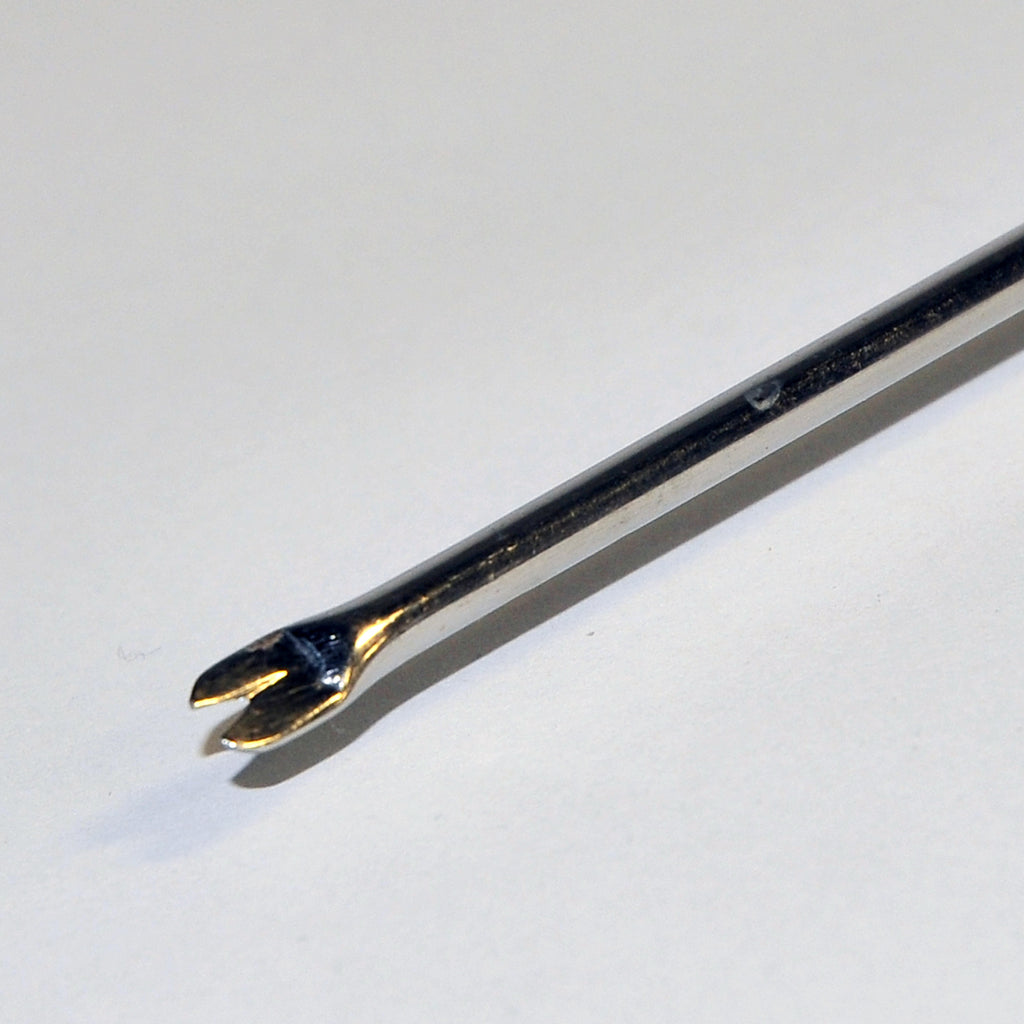 Cannula Surgical Needle Holder 15.4 w/Handle 6" Probe Press-On Handle 3-Hole