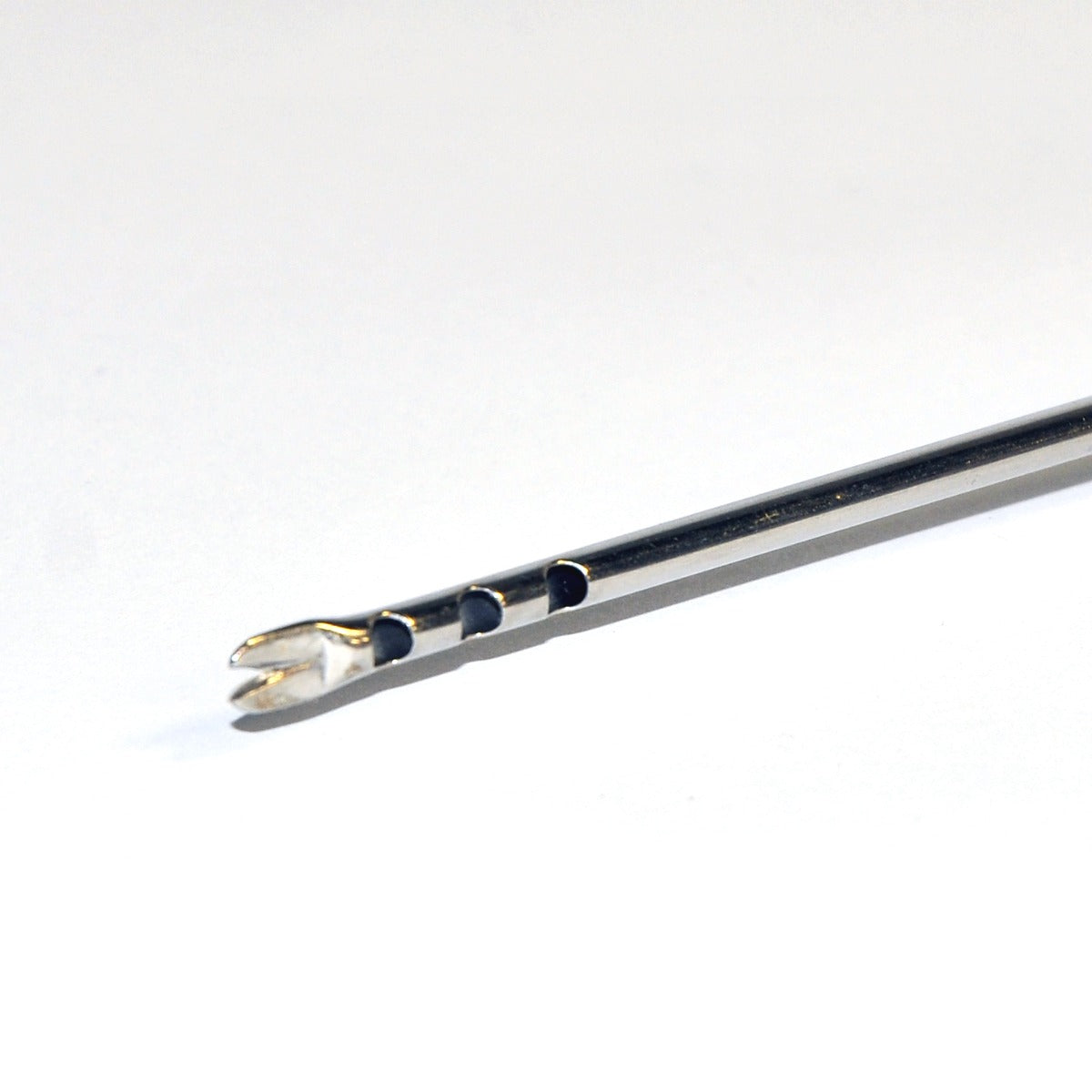 Cannula Surgical Needle Holder 15.4 w/Handle 6" Probe Press-On Handle 3-Hole