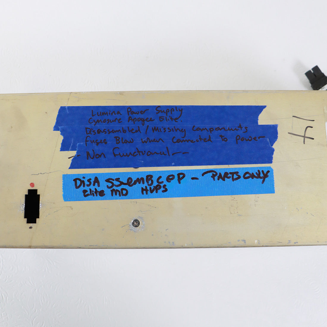 2005 Lumina Power Capacitor Charging Power Supply 11001112 Parts As-Is