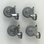 Cutera Truesculpt Laser Set Wheels Rolling Caster Swivel Locking x4Pc