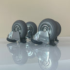 Cutera Truesculpt Laser Set Wheels Rolling Caster Swivel Locking x4Pc