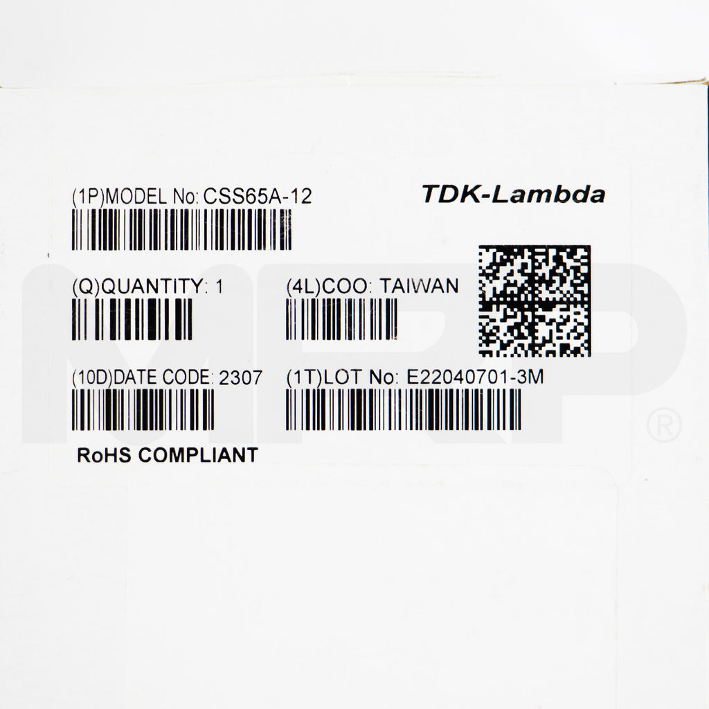 Solta Clear & Brilliant Low Voltage Power Supply CSS65-12 Electrical
