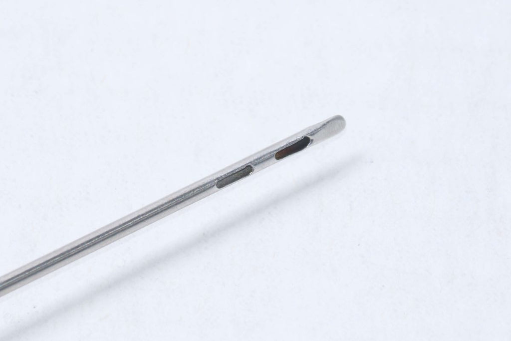 Spatula 2 Port Finesse Tip Microcannula Cannula 16G 5cm/1.6mm 2" LUER UNTESTED