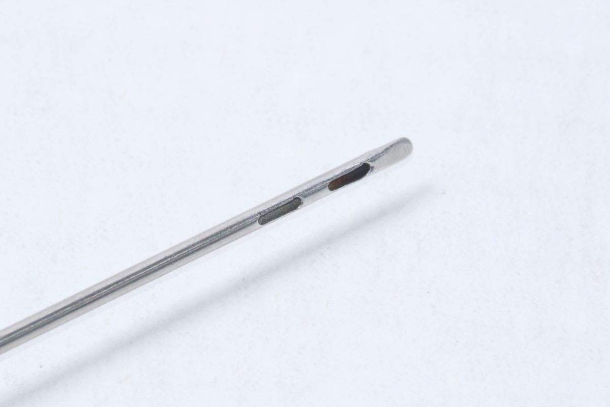 Spatula 2 Port Finesse Tip Microcannula Cannula 16G 5cm/1.6mm 2" LUER UNTESTED