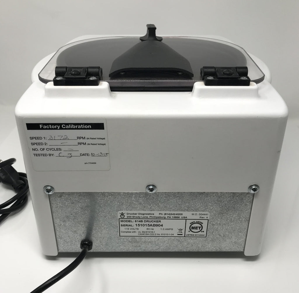 Centrifuge Horizon 614 B Drucker Diagnostics PRP Platelet Rich Plasma 614B