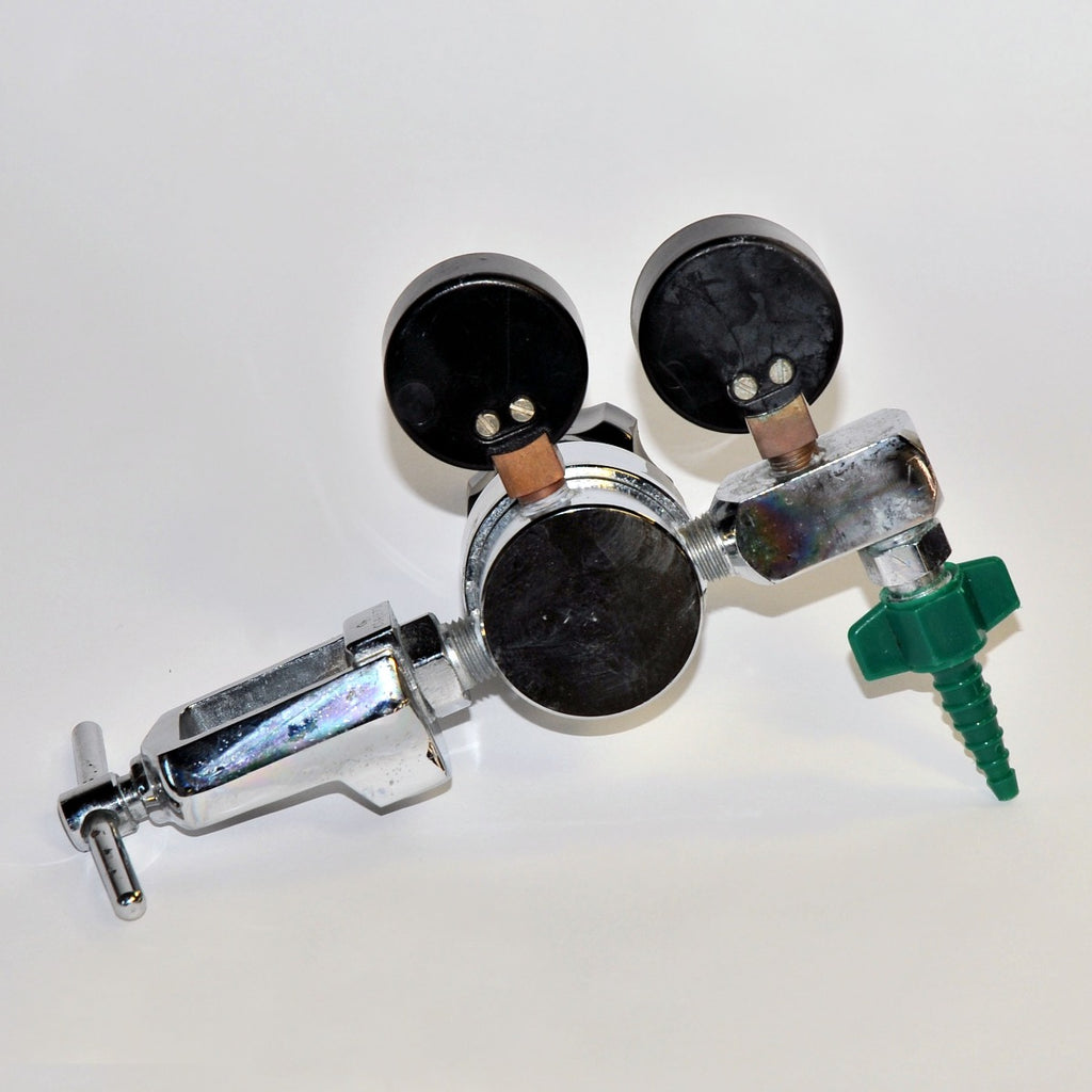 CGA-870 2-15 LPM Single Stage Oxygen Flow Regulator Gauge - PARTS * AS-IS