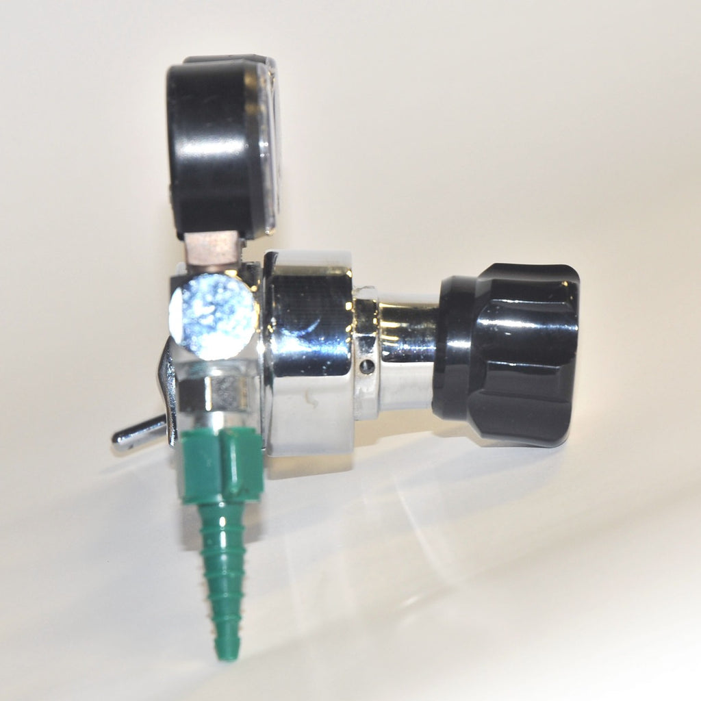 CGA-870 2-15 LPM Single Stage Oxygen Flow Regulator Gauge - PARTS * AS-IS