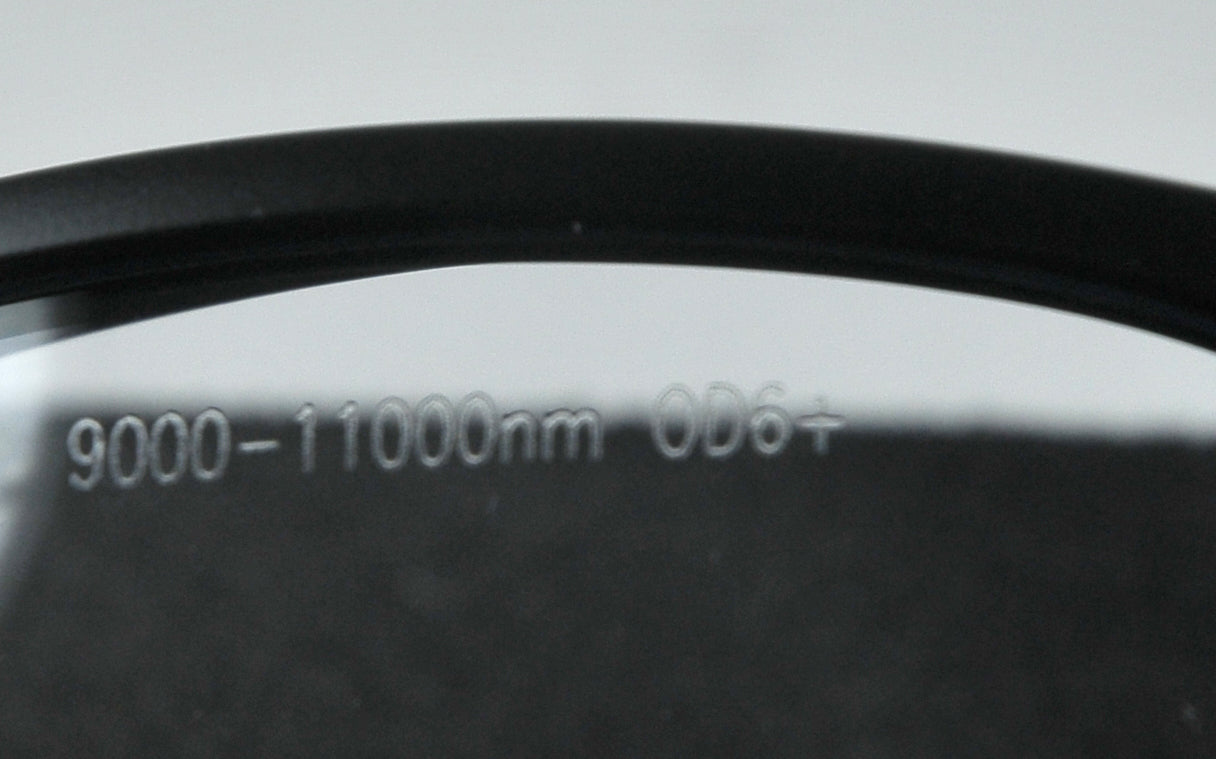 CO2 Laser Operator Eyewear Safety Glasses 10600 9000-11000nm OD6+ 10.6um Microns