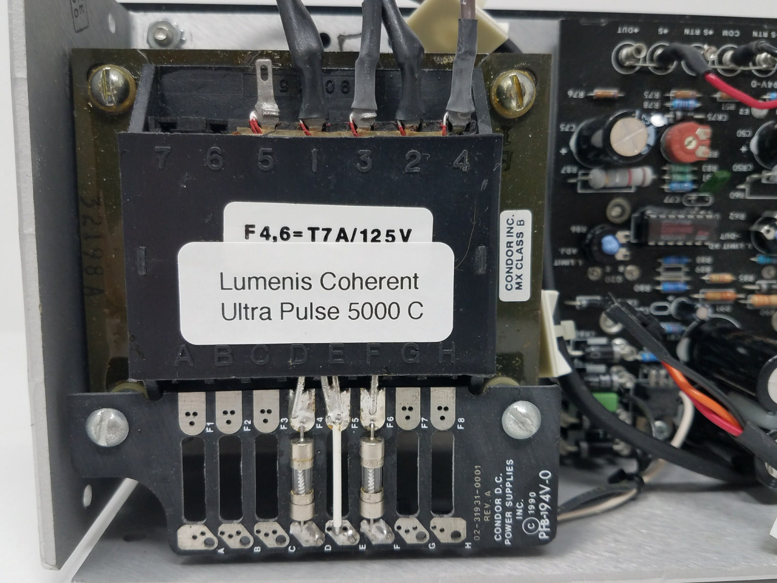 Lumenis Coherent Ultrapulse 5000 C Condor HV Power Supply Replacement Parts