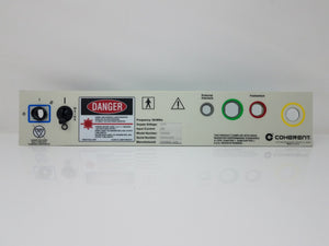 Coherent Lumenis UltraPulse 5000 C Input Panel Cover Metal Parts AS-IS
