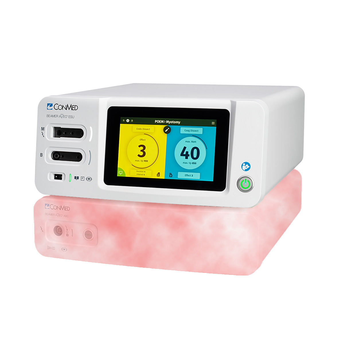 ConMed Beamer AVEO-ESU Electrosurgical Generator (Top Unit of the System)