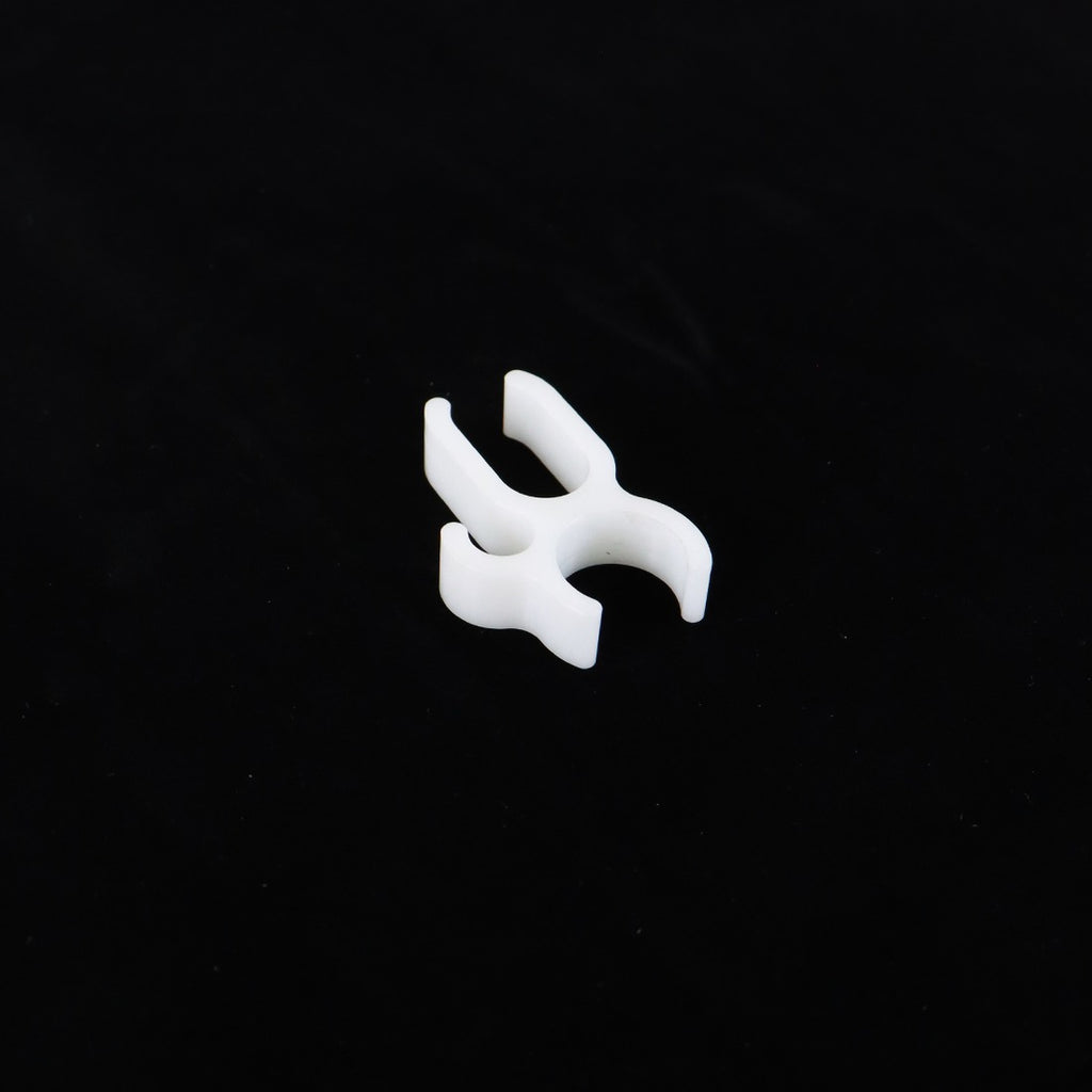 ConMed Buffalo Filter Tubing Clips Dual Cable Holder White 4x pcs