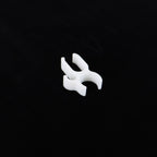 ConMed Buffalo Filter Tubing Clips Dual Cable Holder White 4x pcs
