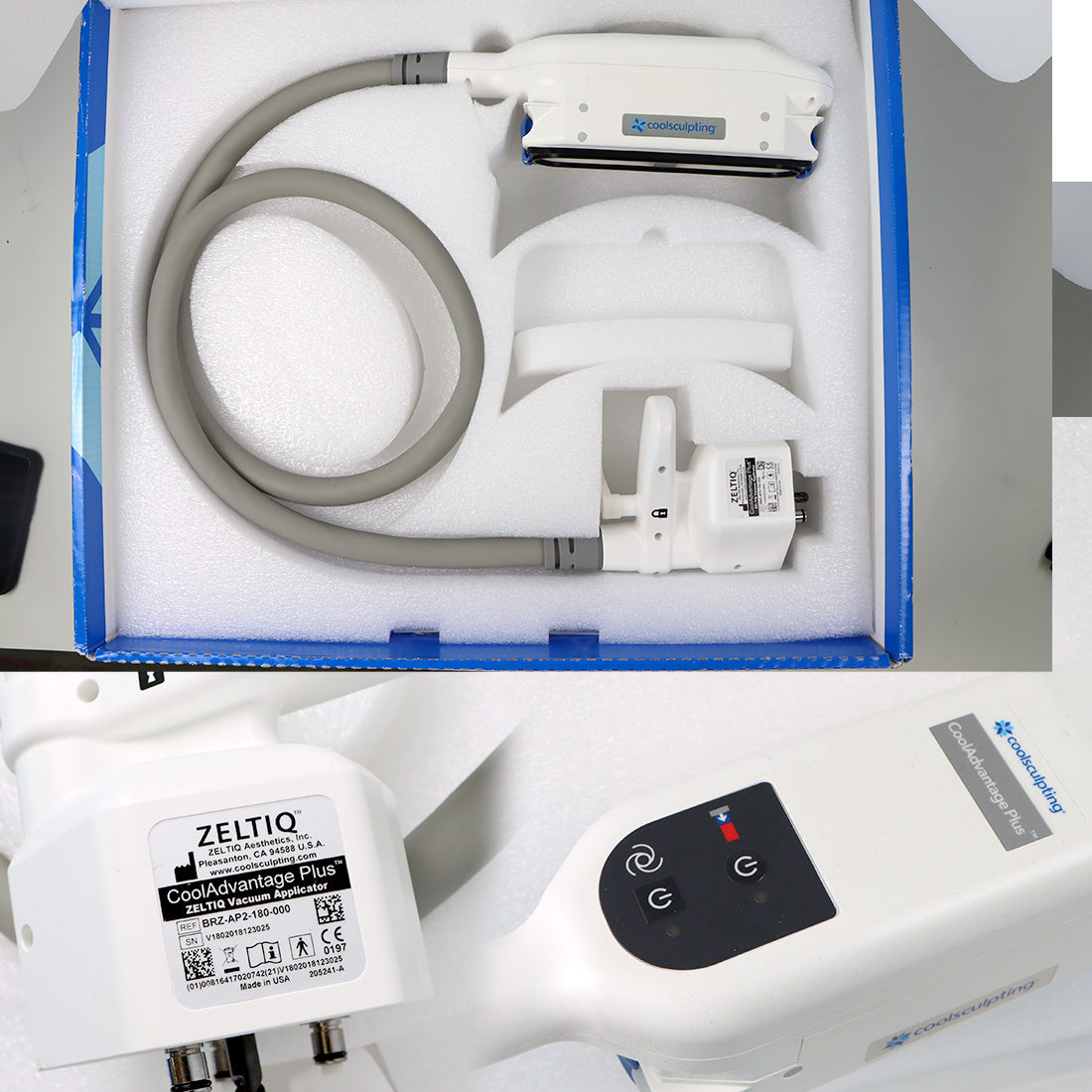 2018 Zeltiq CoolSculpting Body Contouring Fat Reduction System 3 Applicators