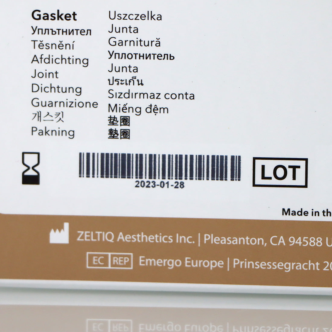 Zeltiq PETITE GASKET CoolSculpting CoolAdvantage BRZ-LN1-140-008 (x8 Pcs) Box - 01-23