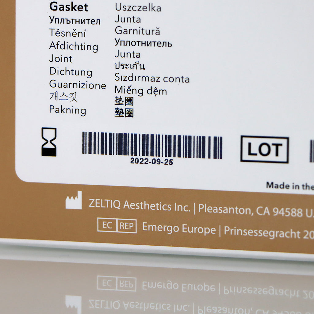 Zeltiq PETITE GASKET CoolSculpting CoolAdvantage BRZ-LN1-140-008 (x8 Pcs) Box - 09-22