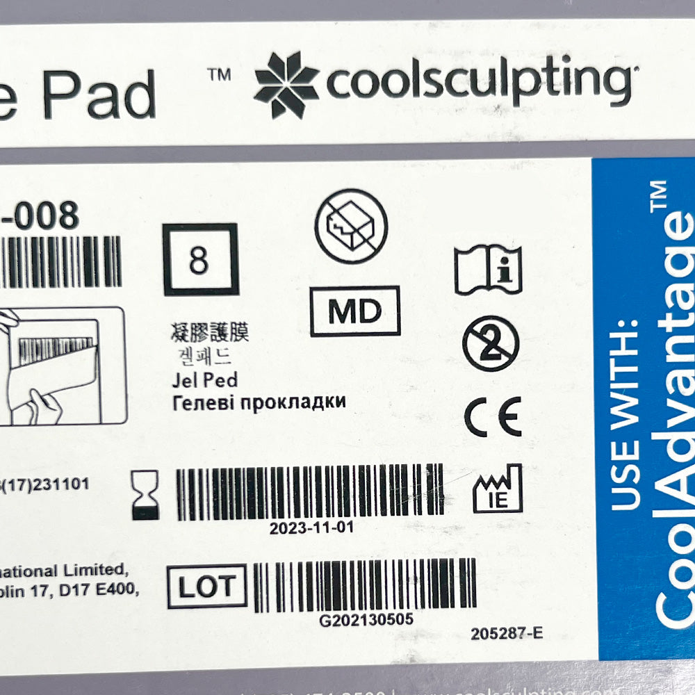BRZ-GL3-160-008 CoolSculpting Cool ADVANTAGE CoolAdhesive Pads