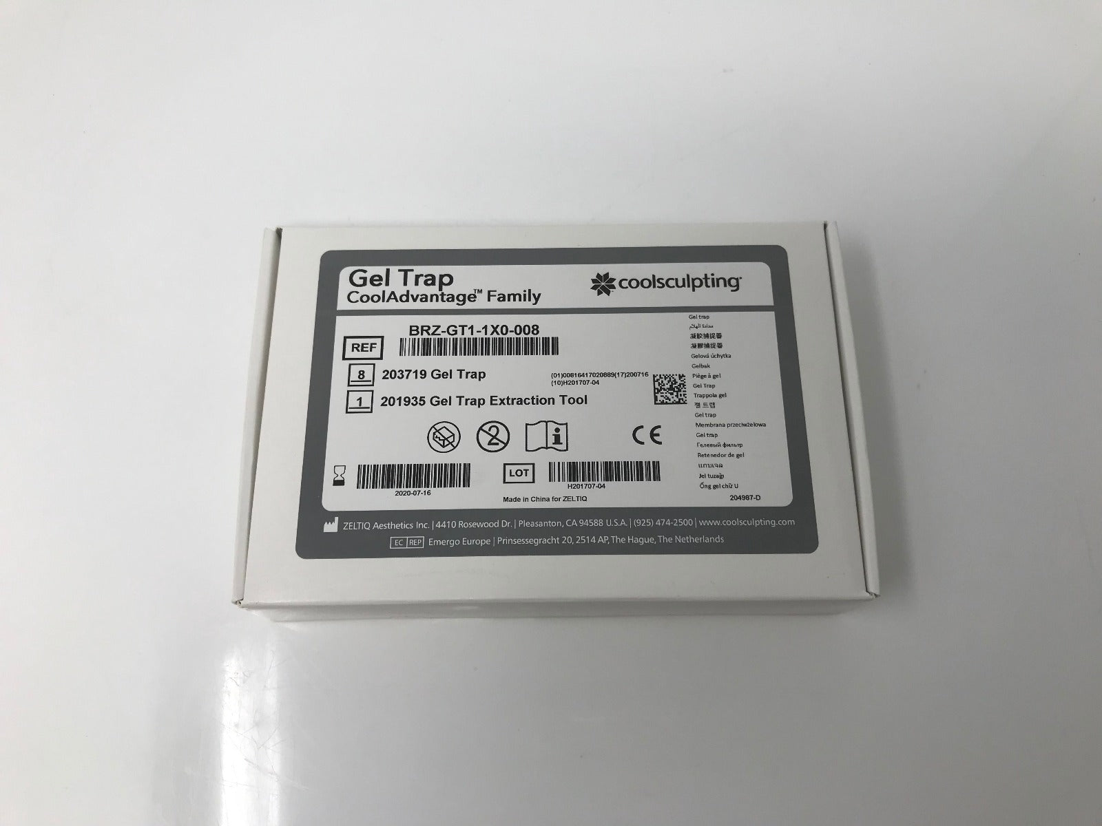 CoolAdvantage CoolSculpting Gel Trap W/ Extraction Tool BRZGT11X0008 (8 pack)