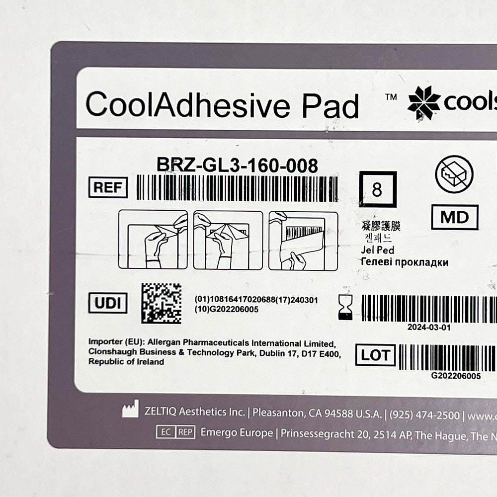 BRZ-GL3-160-008 CoolSculpting Cool ADVANTAGE CoolAdhesive Pads 2024