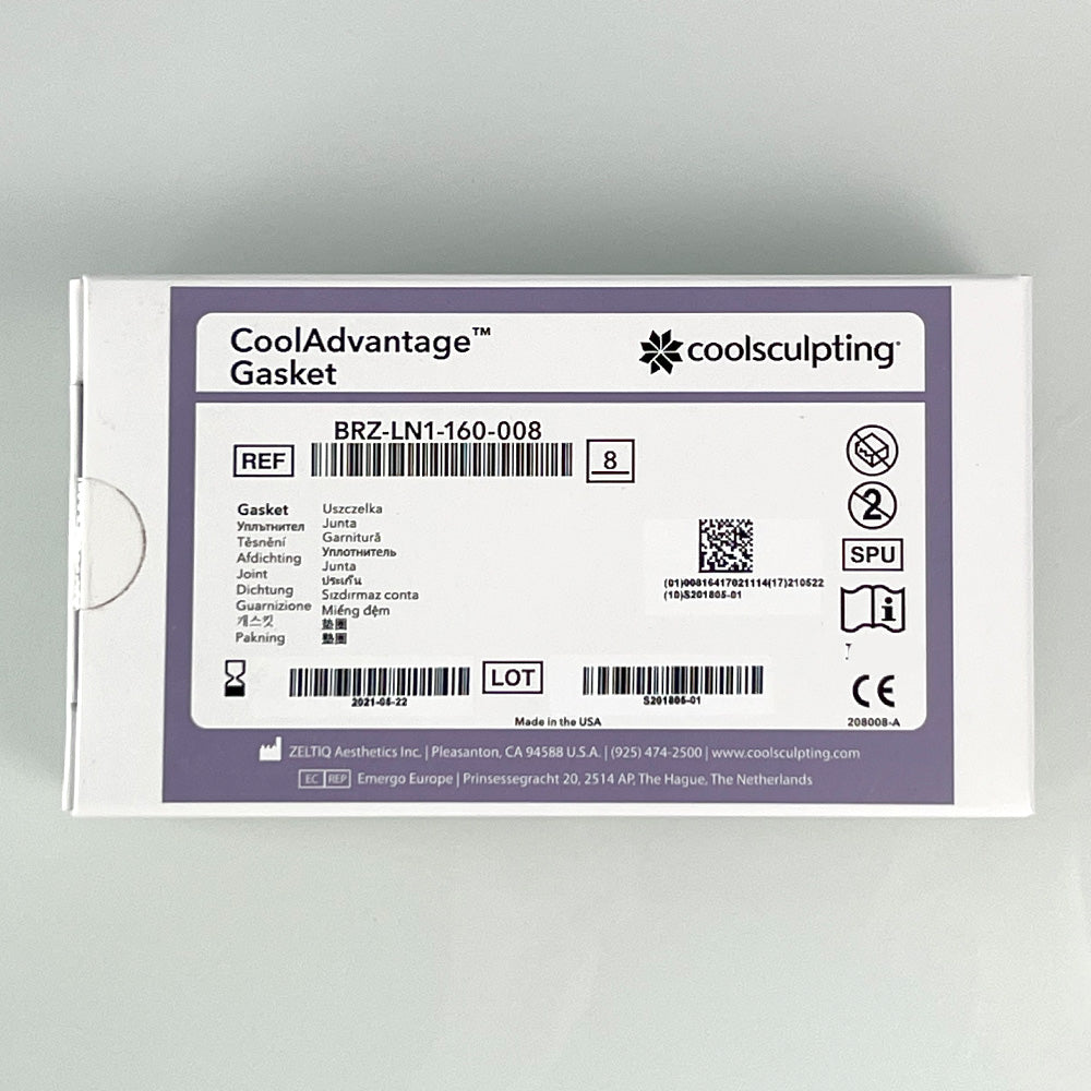 Zeltiq CoolSculpting CoolAdvantage Gasket BRZ-LN1-160-008 Exp 21-05 8 Pack