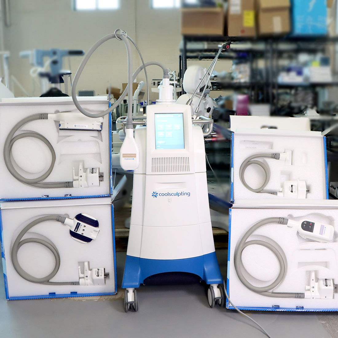 2018 Zeltiq CoolSculpting Body Contouring Fat Reduction System 5 Applicators
