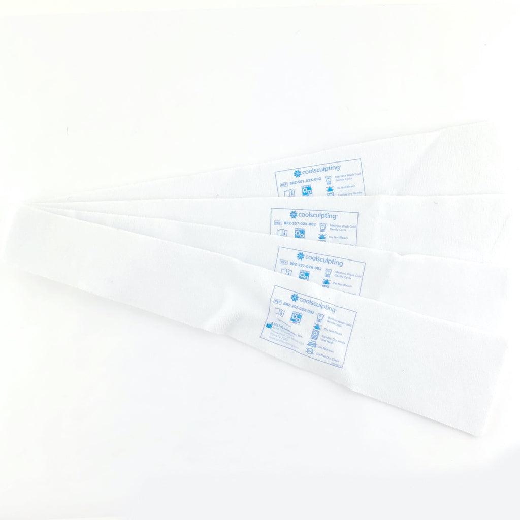 Zeltiq CoolSculpting White Securement Straps BRZ-SS7-02X-002 - Pack of 4