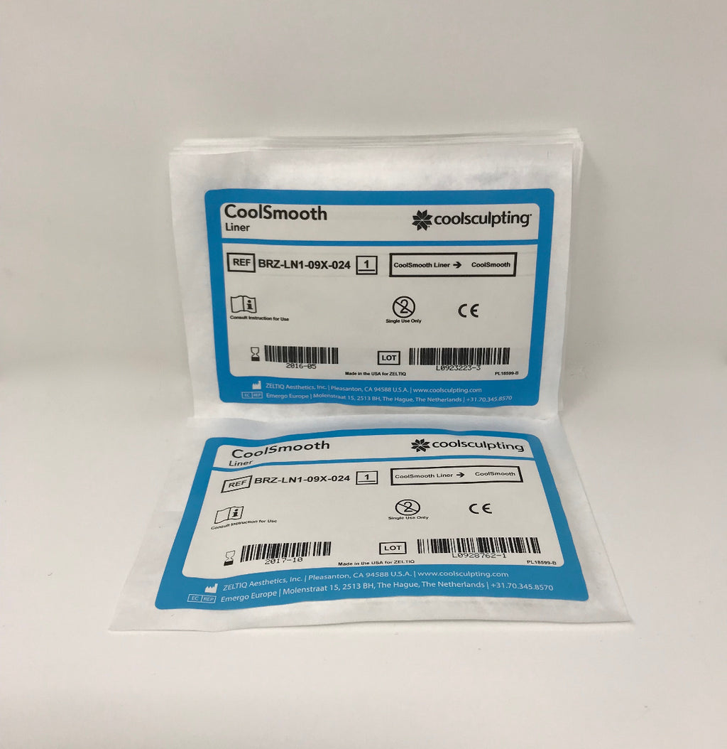 Zeltiq Coolsculpting CoolSmooth Liner Box of 22 BRZ-LN1-09X-024 Cool Sculpting