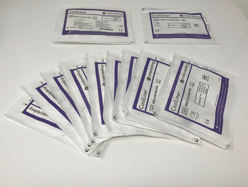 Coolsculpting CoolLiner By Zeltiq Lot of 16 Liner BRZ-LN2-06X-016 Cool Sculpting
