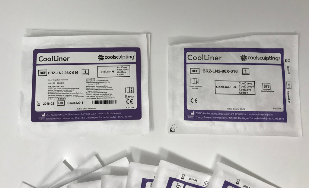 Coolsculpting CoolLiner By Zeltiq Lot of 16 Liner BRZ-LN2-06X-016 Cool Sculpting